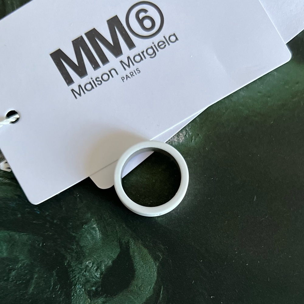 Maison Margiela white stylish ring